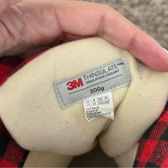 GAP Kids Lined Lace-Up Duck Boots Size 5/6 - Picture 10 of 11